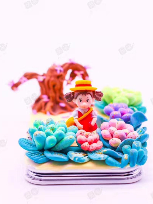 [圆笔-Round Pen]-原创DIY手工粘土镜子系列