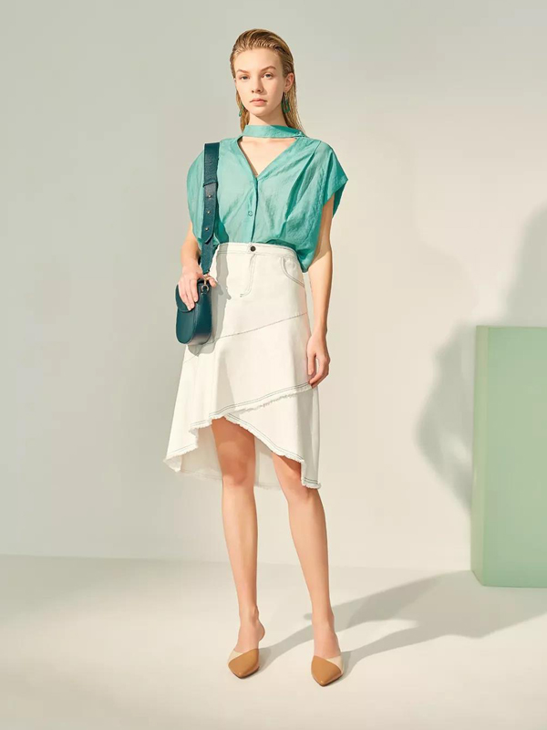 昆诗兰女装2019夏季绿色系穿搭系列