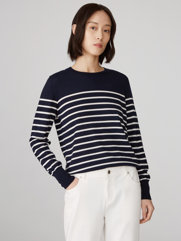  ICICLE之禾女装19秋冬美丽诺羊毛衫女打底针织衫