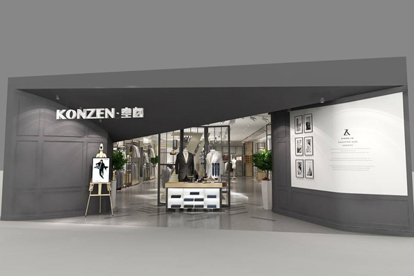 空间男装店铺图