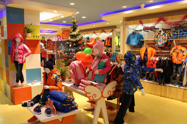 特步童装店铺图