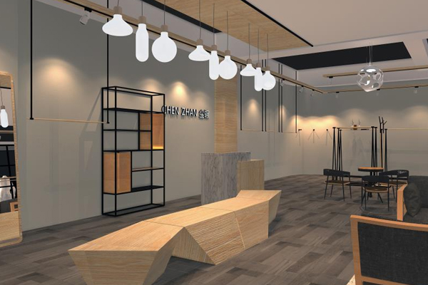 尘辗品牌女装店铺陈列效果