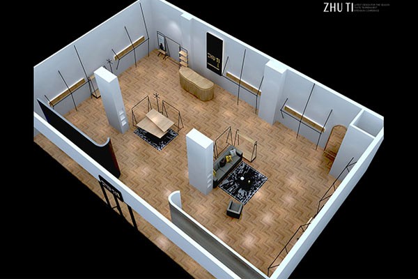 主提店面效果图