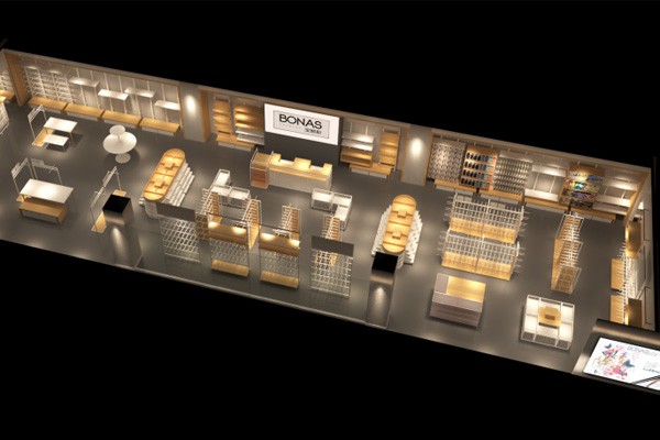 宝娜斯品牌店铺效果图