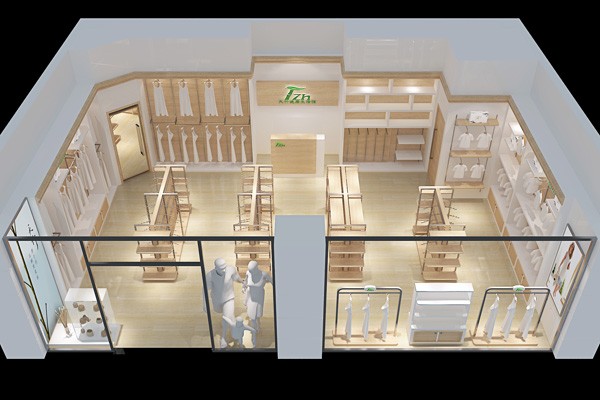 天竹健康生活馆店铺效果图