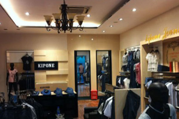 旗牌王男装店面形象图