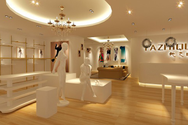 她之曲店铺效果图