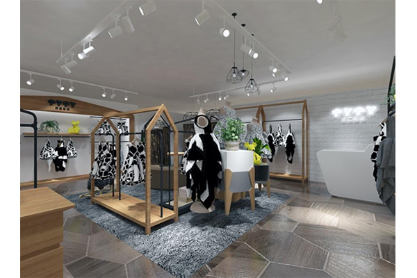 彤言彤语童装店铺效果图