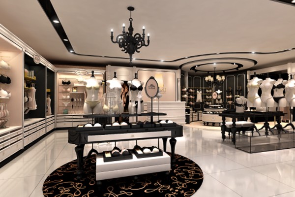 秘密内衣店面效果图