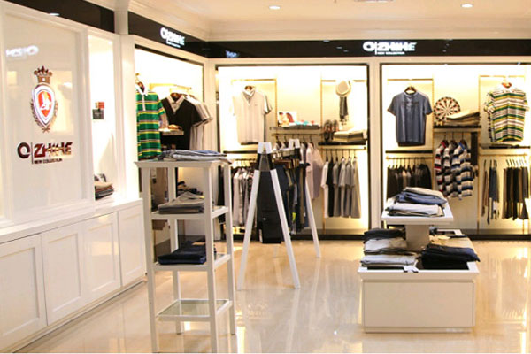 千纸鹤男装店面形象图