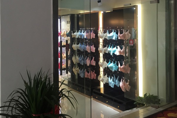 贝佳人内衣店面陈列图