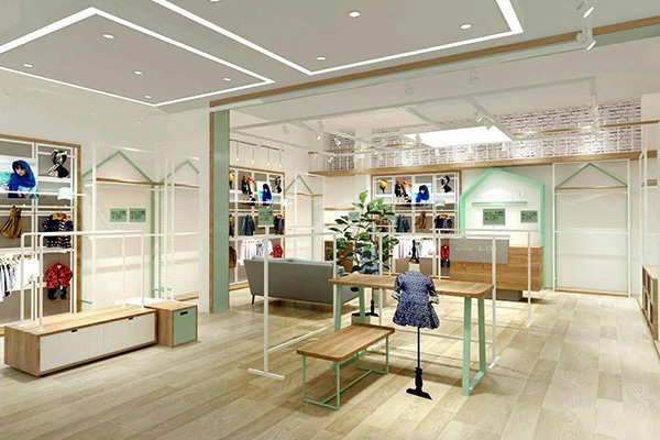 铅笔树童装店铺效果图