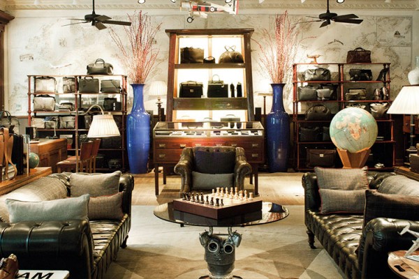 登喜路男装店面效果图