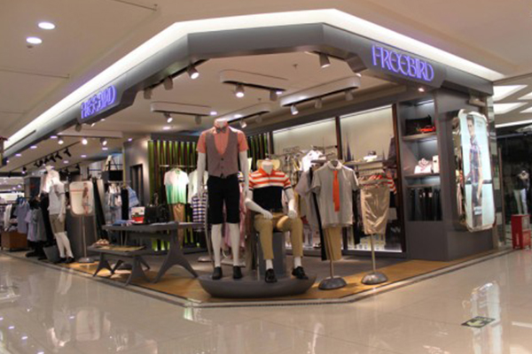 自由鸟店面实景图