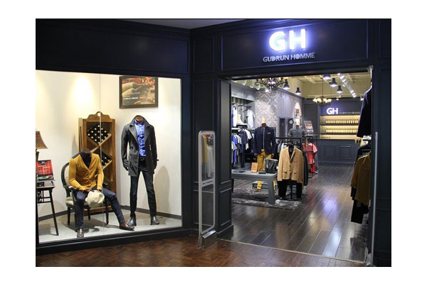 古淳男装店面形象图