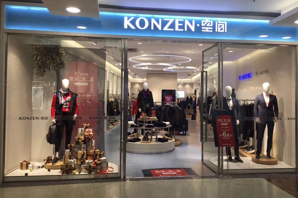 空间男装店面形象图