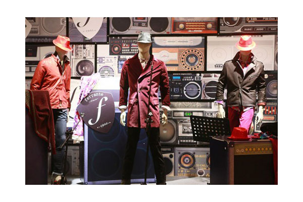 雷迪波尔男装店铺陈列图