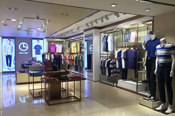 金利来男装店铺陈列图