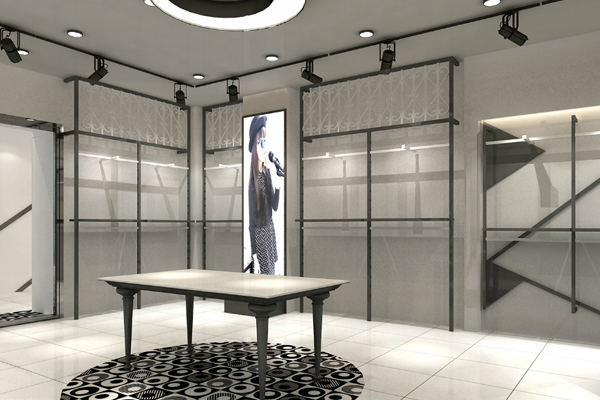 橘子缘童装服饰店铺效果图