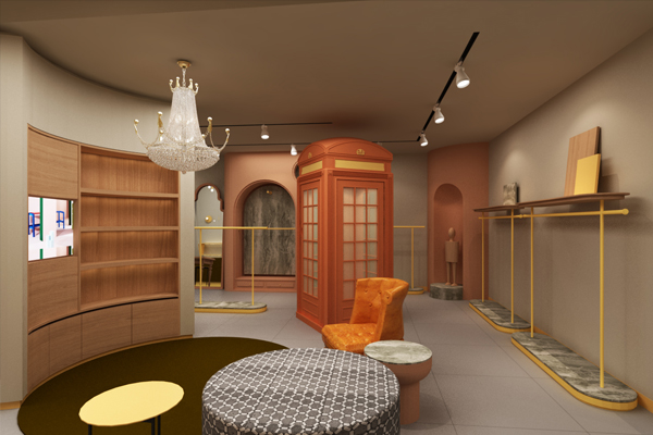 RBIGX童装陈列效果图