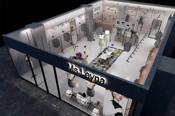 Ms.Leyna女装店铺效果图