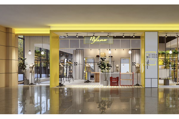 18Fans 女装专卖店效果图