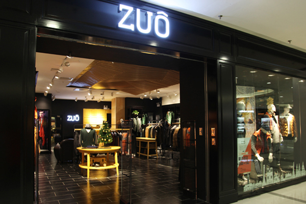 ZUO男装店铺陈列图