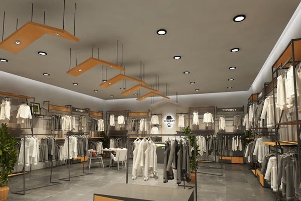 形仔童装店铺效果图