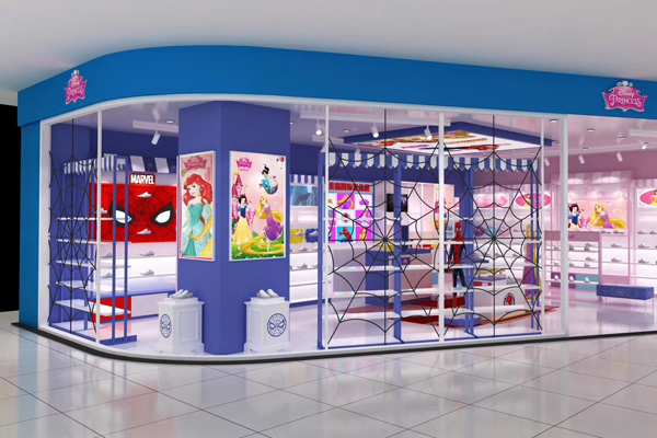 迪士尼公主店铺形象图