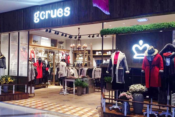 gcrues女装店铺展示