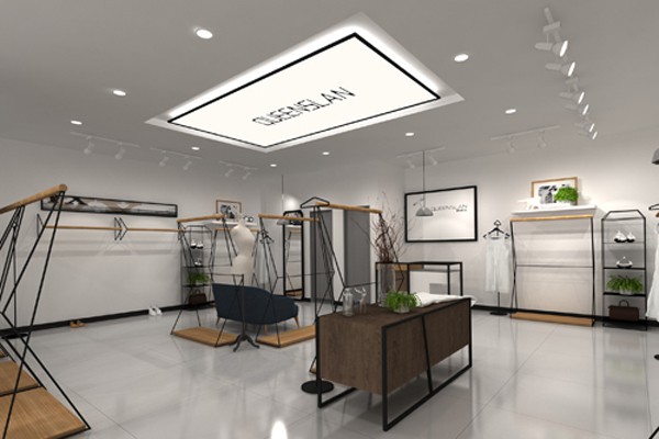 昆诗兰女装店铺效果图