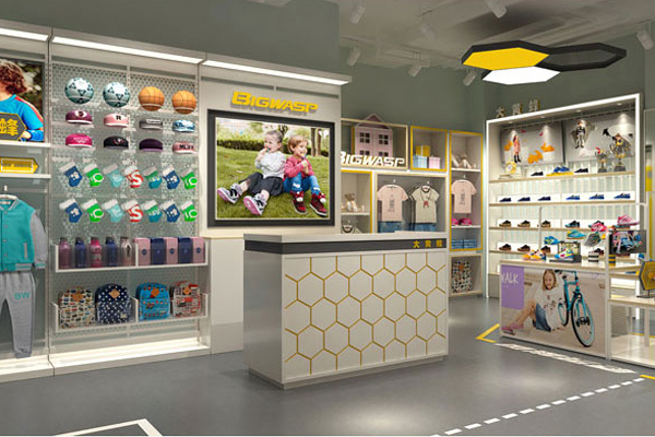 大黄蜂童鞋店铺形象